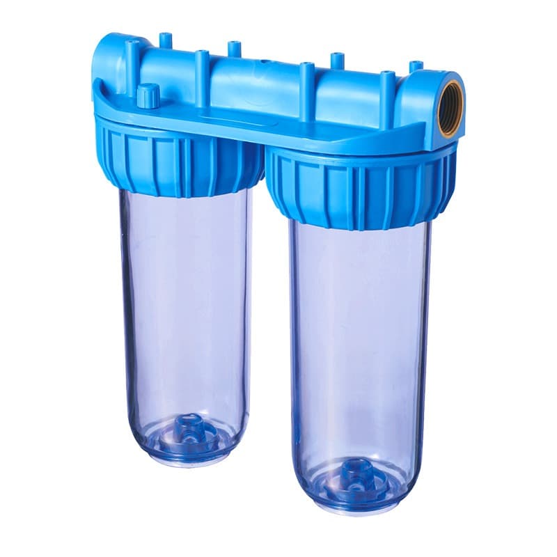 N.J. Power 10" Double Water Filter Housing Water Treatment